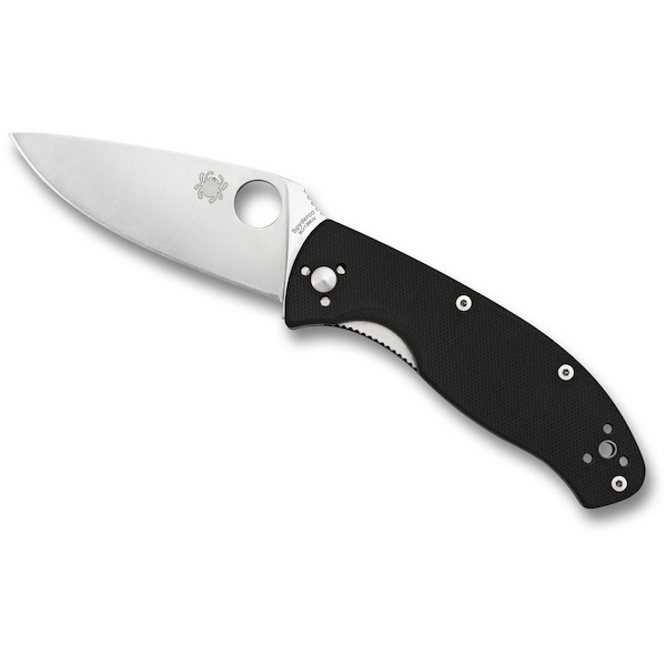 Spyderco 2024 Spyderco Tenacious G-10 Black Plain - SPY-C122GP