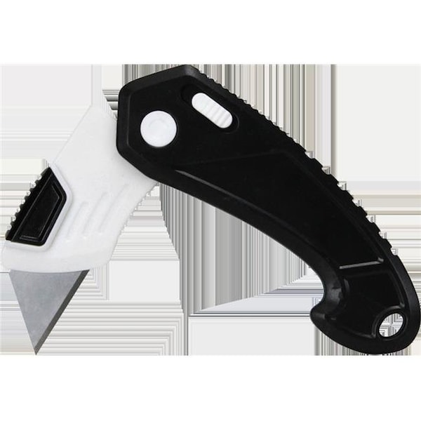 Warner Warner 11187 Folding & Locking Plastic Utility Knife with 6 Blades - 48661111871