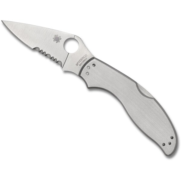 Spyderco 2024 Spyderco Reveal 10, Uptern Lock Back, Combo Edge - SPY-C261PS