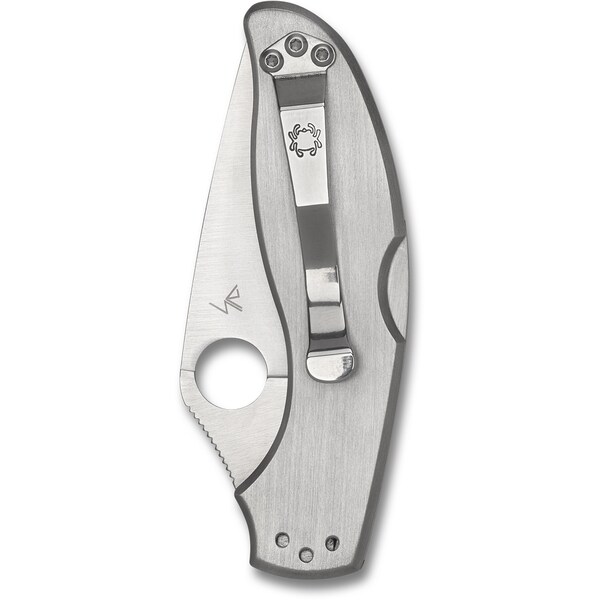 Spyderco 2024 Spyderco Reveal 10, Uptern Lock Back, Combo Edge - SPY-C261PS