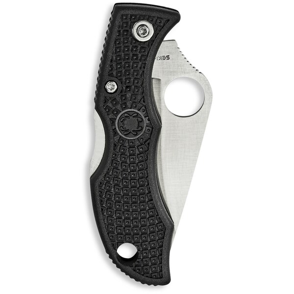 Spyderco 2024 Spyderco Ladybug 3 Lightweight Black Serrated - SPY-LBKS3