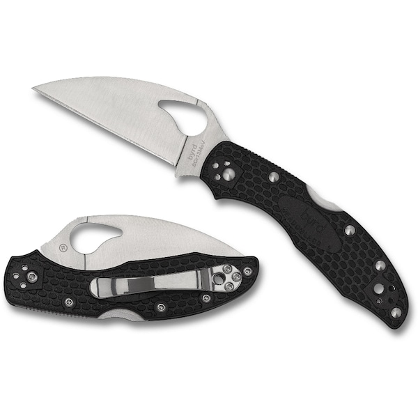 Spyderco 2023 Spyderco Reveal 9, Meadowlark 2 Wharncliffe, Plain Edge - SPY-BY04PBKWC2