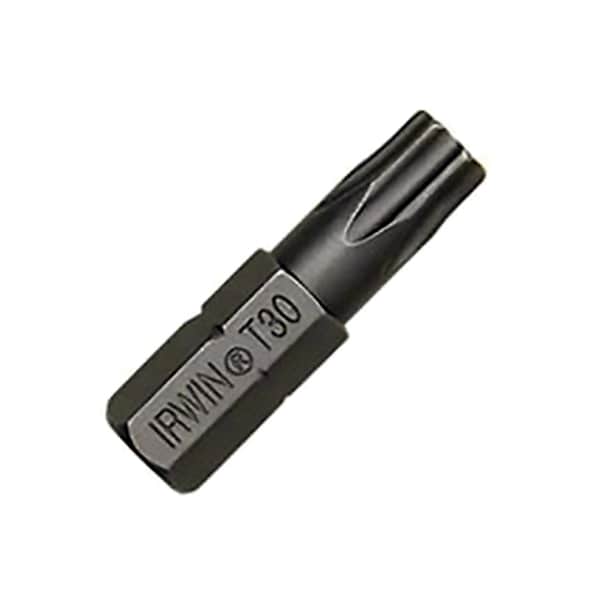 Hanson Insert Bit, T15 Tamper Resistant Torx, 1/4" Hex Shank, 1" Long, Bulk - 92323