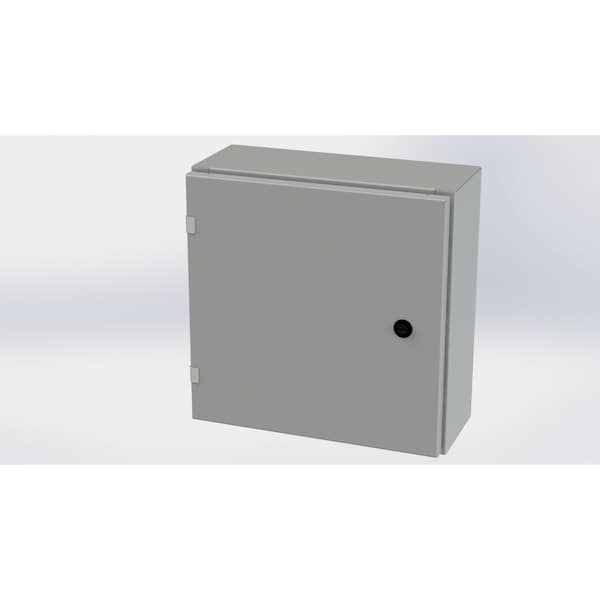 Saginaw Control & Engineering Carbon Steel Electrical Enclosures, 16 in H, 6 in D, 16 in W, NEMA 3R, 4, 12, 13, Hinged - SCE-16EL1606LP