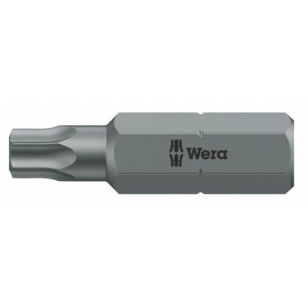 Wera Torx Bit, 25x25mm, 1/4" Hexagon Drive, PK10 - 05066488001