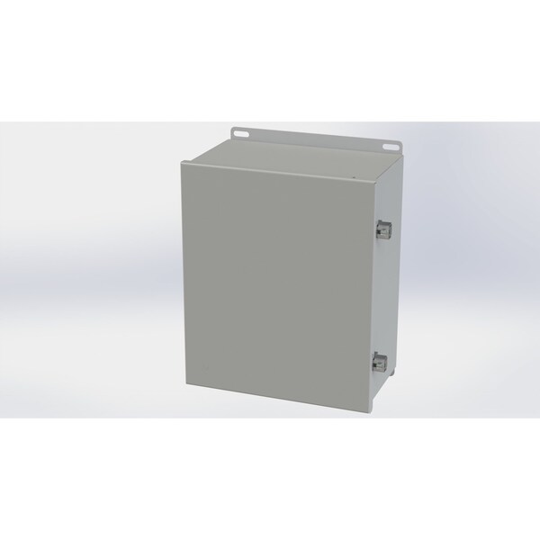 Saginaw Control & Engineering Carbon Steel Electrical Enclosures, 12.13 in H, 6 in D, 10 in W, NEMA 3R, 4, 12, 13, Hinged - SCE-12106CHNF