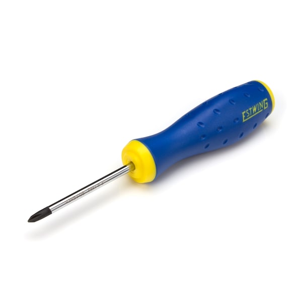 Estwing PH1 x 3" Magnetic Philips Tip Screwdriver with Ergonomic Handle - 42451-08
