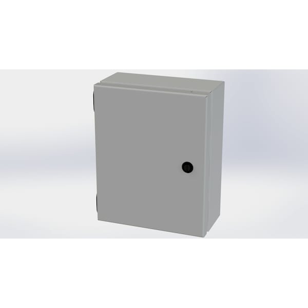 Saginaw Control & Engineering Carbon Steel Electrical Enclosures, 10 in H, 4 in D, 8 in W, NEMA 3R, 4, 12, 13, Hinged - SCE-1008ELJ