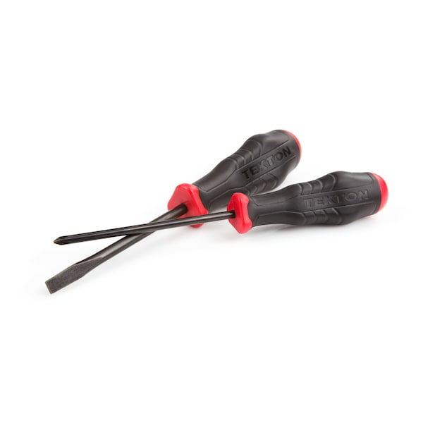Tekton High-Torque Black Oxide Blade Screwdriver Set, 4-Piece (#1-#2, 3/16-1/4 in.) - DRV41211