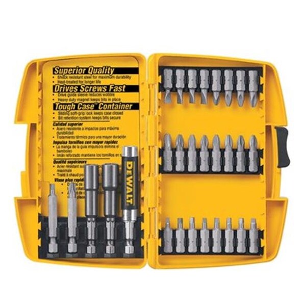 Dewalt DeWalt 115-DW2162 29 Piece Screwdriving Set With Tough Case - 115-DW2162
