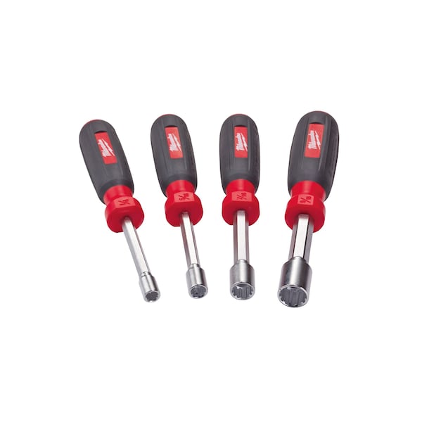 Milwaukee Tool 4 PC Hollow Shaft SAE Nut Driver Set - 48-22-2404