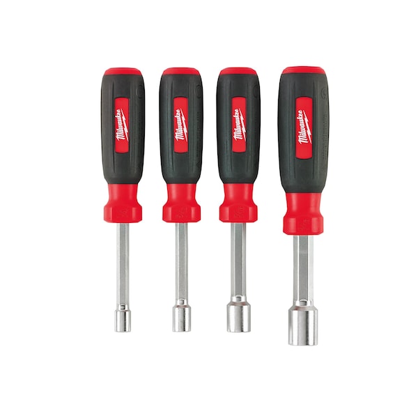Milwaukee Tool 4 PC Hollow Shaft SAE Nut Driver Set - 48-22-2404
