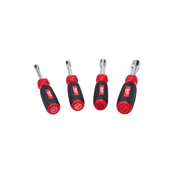 Milwaukee Tool 4 PC Hollow Shaft SAE Nut Driver Set - 48-22-2404