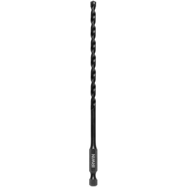 Irwin Impact Drill Bit, 316 in Dia, 6 in OAL, 1Flute, 14 in Dia Shank, Hex Shank - 1870546