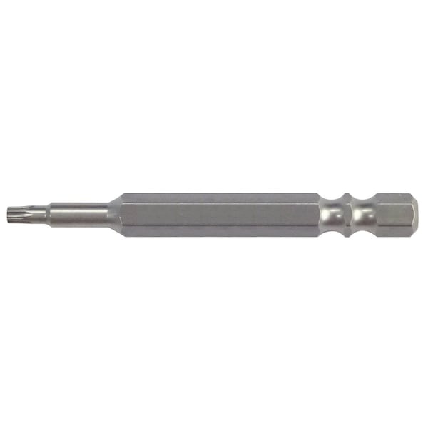 Eight Tool EX-IMPACT HIGH IMPACT TORX BIT 6.35MM SHANK 9&13MM GROOVE COLOR CODED, T10 X 65MM OAL PRPL - EA-310C T10 x 65