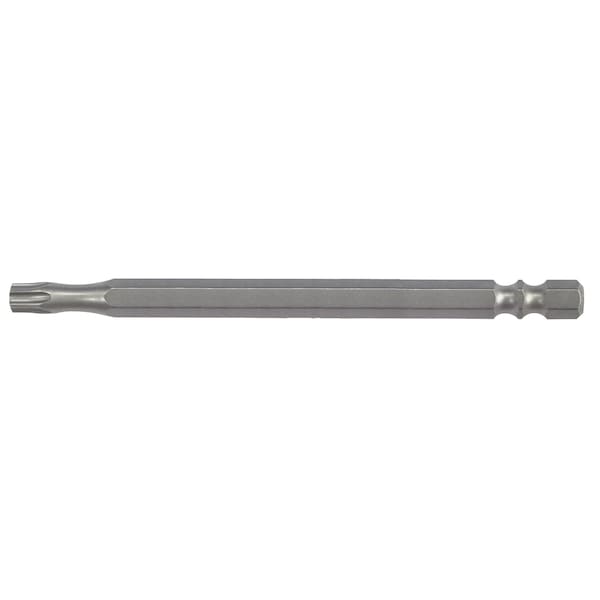 Eight Tool EX-IMPACT HIGH IMPACT TORX BIT 6.35MM SHANK 9&13MM GROOVE, T30 X 100MM OAL - EA-310 T30 x 100