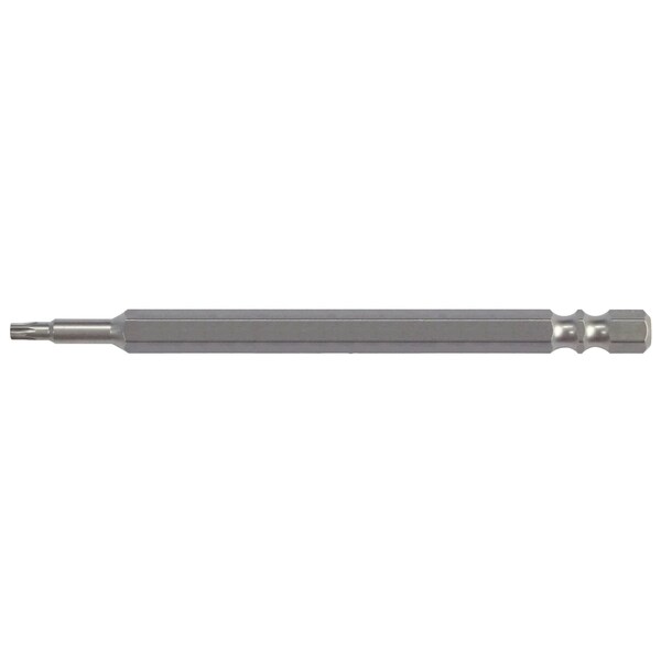 Eight Tool EX-IMPACT HIGH IMPACT TORX BIT 6.35MM SHANK 9&13MM GROOVE, T10 X 100MM OAL - EA-310 T10 x 100