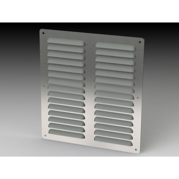 Saginaw Control & Engineering Louver Stand Kit, 10.56 in. H x 9-1/2 in. W x 0.43 in. L, 304 Stainless Steel - SCE-AVK88SS
