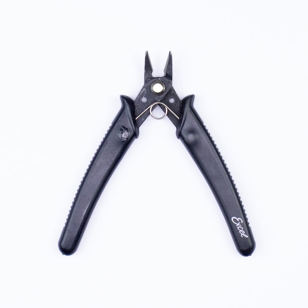 Excel Blades Sprue Cutter, Flush Cut Pliers Precision Soft Wire Cutter, Black 6pk - 55595