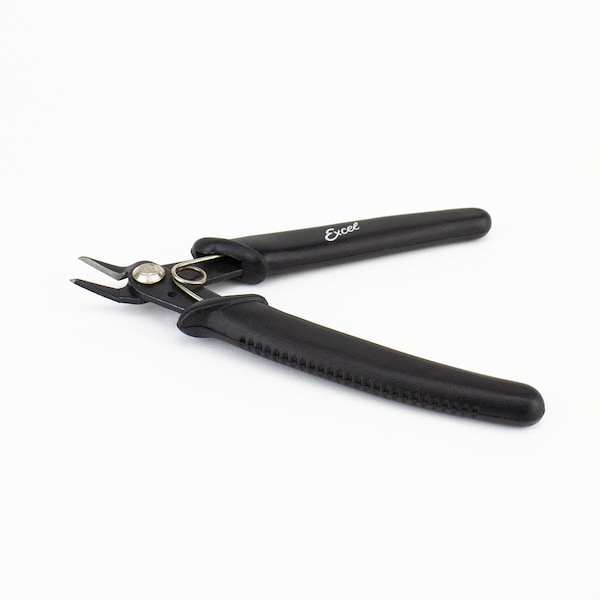 Excel Blades Sprue Cutter, Flush Cut Pliers Precision Soft Wire Cutter, Black 6pk - 55595