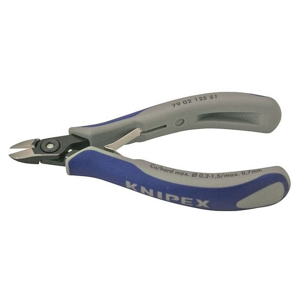 Knipex 5 in High Leverage Diagonal Cutting Plier Flush Cut Uninsulated - 79 02 125 S1