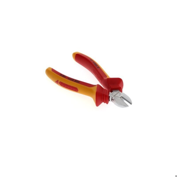 Gedore Insulated Diagonal Cutter, 5-1/2", Handle Type: VDE Insulating Sleeves - VDE 8314-140 H