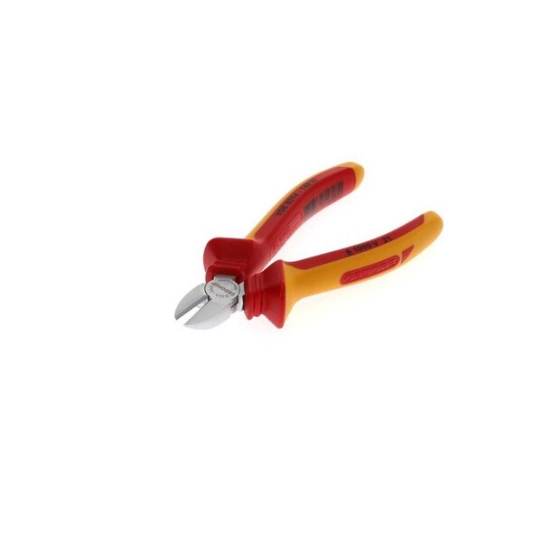 Gedore Insulated Diagonal Cutter, 5-1/2", Handle Type: VDE Insulating Sleeves - VDE 8314-140 H
