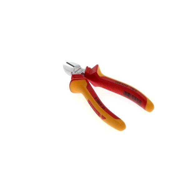 Gedore Insulated Diagonal Cutter, 5-1/2", Handle Type: VDE Insulating Sleeves - VDE 8314-140 H