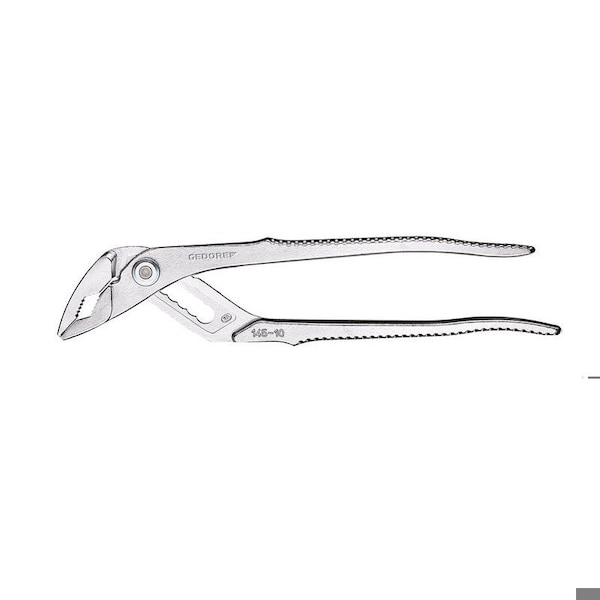 Gedore Water Pump Pliers, 10", 7 settings, Number of Pieces: 1 - 145 10 C