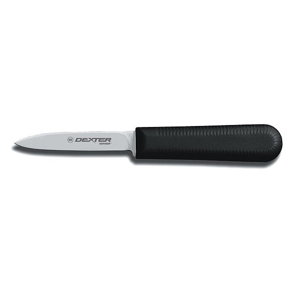 Dexter Russell Cooks Style Parer, Black Handle 3.25 In Parer, 7-1/4" L - 24333B