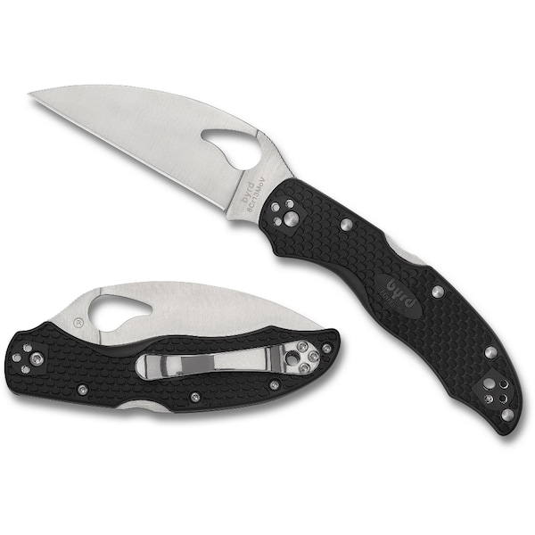 Spyderco 2023 Spyderco Reveal 9, Harrier 2 Wharncliffe, Plain Edge - SPY-BY01PBKWC2