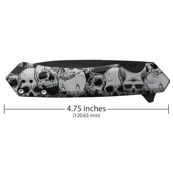 Case Cutlery Kinfe, Case Skull Custom Kinzua DLC-Coated Spear Blade - 64645
