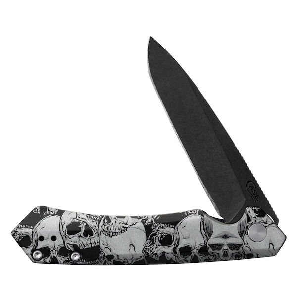 Case Cutlery Kinfe, Case Skull Custom Kinzua DLC-Coated Spear Blade - 64645