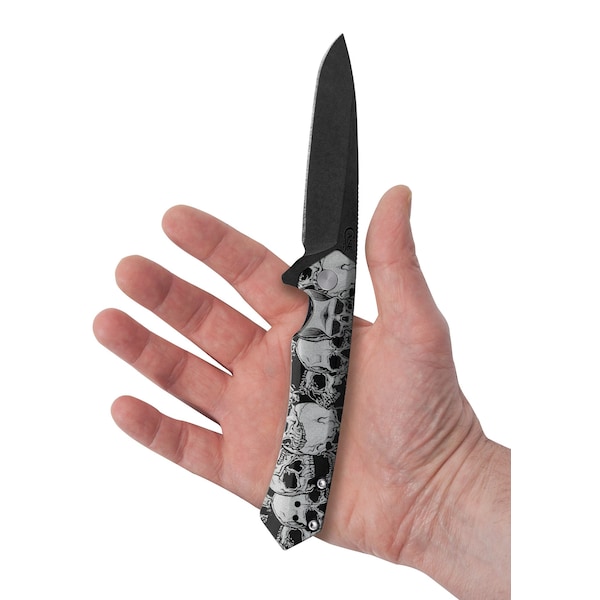 Case Cutlery Kinfe, Case Skull Custom Kinzua DLC-Coated Spear Blade - 64645