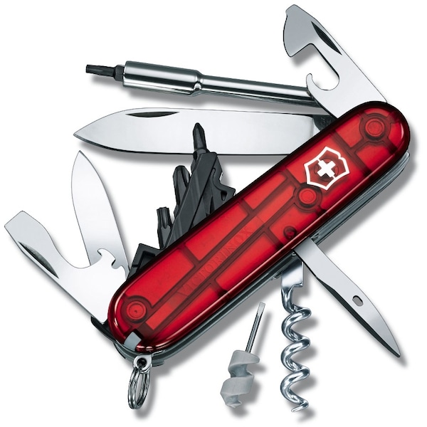 Swiss Army Brands 2023 Victorinox 54919 Cybertool S Ruby 91Mm - VIC-1.7605.T-X1