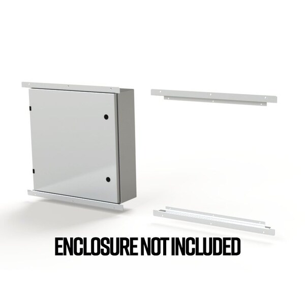 Saginaw Control & Engineering Frame, 1.08 in L x 2.10 in H x 27 in W, Steel - SCE-ELFM24W