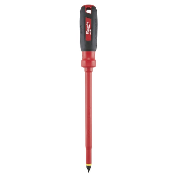 Milwaukee Tool 3/8 in. x 10 in. Slotted 1000 Volt Insulated Screwdriver - 48-22-2224