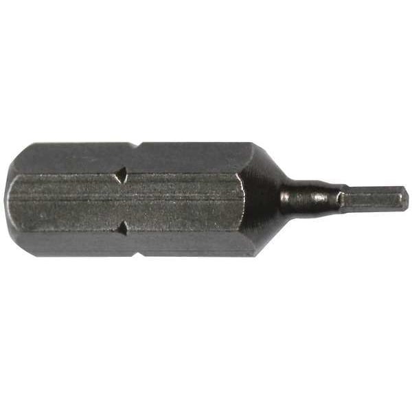 Apex Tool Group Torsion Bit, Metric, 1/4", Hex, 2mm, 1", PK5 - 185-2MM-5PK