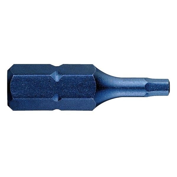 Westward Torsion Bit, SAE, 1/4", Hex, 3/32", 1", PK5 - 40L562