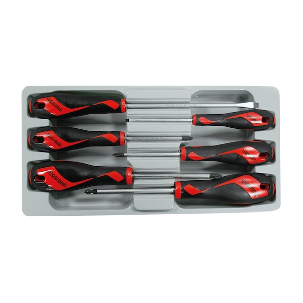Teng Tools MD906N - 6 Piece Screwdriver Set (Flat, PH, PZ) - MD906N