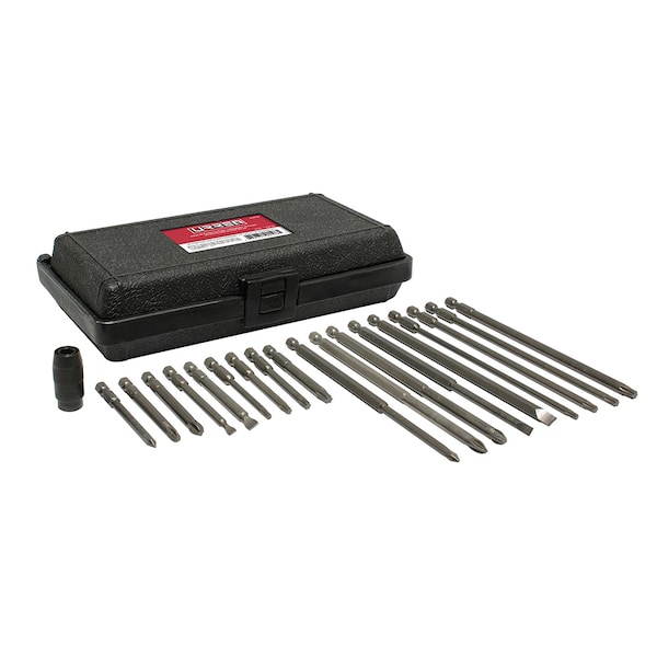 Urrea Heavy-duty power bit set of 19 pieces - 61919X