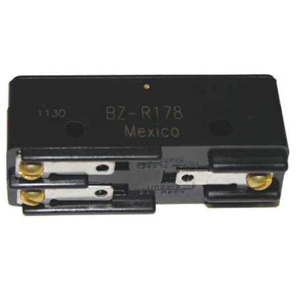 Interruptor de acción rápida industrial Honeywell, pasador, actuador de émbolo, SPDT, clasificación de contacto de 15A @ 120V AC - BZ-R178