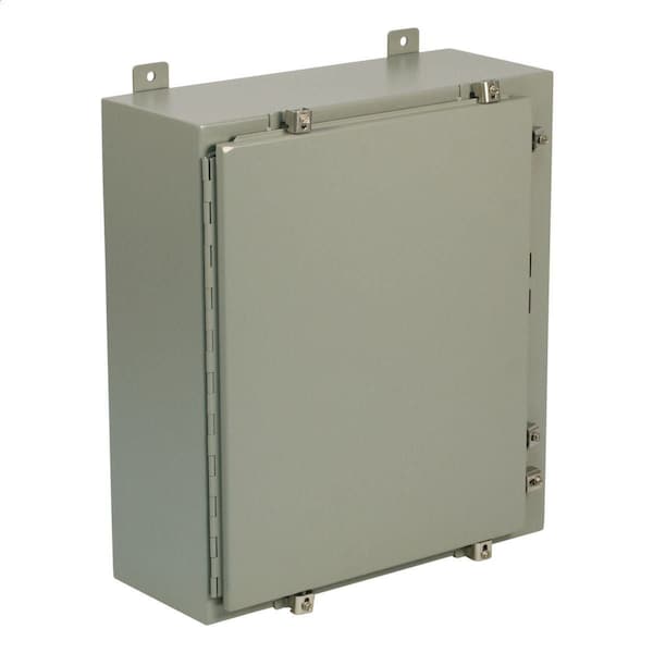 Wiegmann Carbon Steel Electrical Enclosures, 48 in H, 48 in D, 37 in W, NEMA 4, Hinged - SN4483712