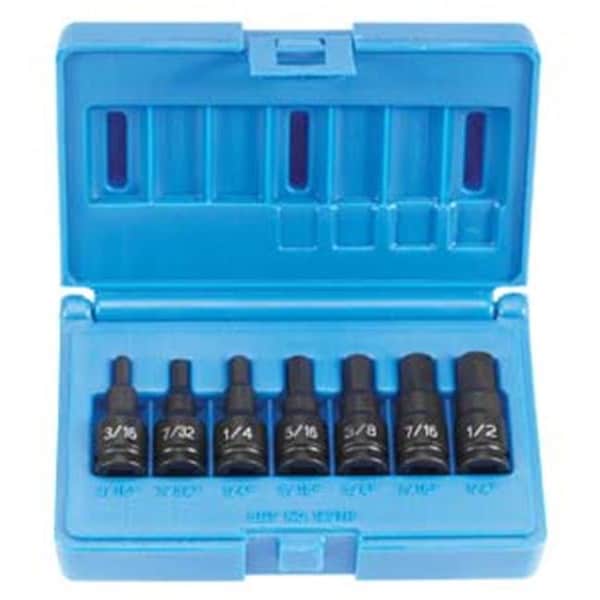 Grey Pneumatic Grey Pneumatic GY1297H 3/8" Drive 7 Pieces Hex Driver Set - GY1297H