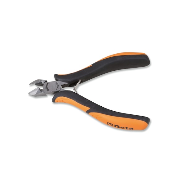 Beta 1191BM End Flush Long Oblique Cutting Nippers Bi-Material Handles - 011910110