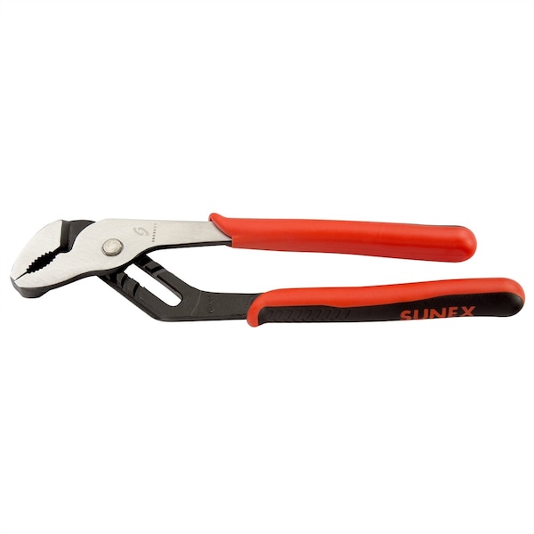 Sunex TongueGroove Joint Pliers, Curved Jaw, 10In - SUN360902V