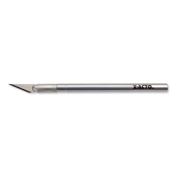 X-Acto No. 1 Z-Series Precision Utility Knife with Replaceable Steel Blade, Safety Cap, Silver - XZ3601W