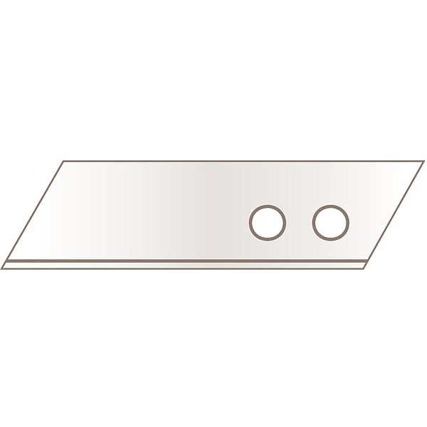 Martor Utility Blade, SS, 11/16 in Blade W., PK100 - 17940.6