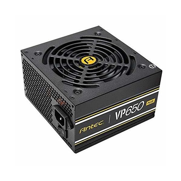 Antec Power Supply, 100 to 240V AC, 12V DC, 650W, 50A, Rail - VP650PLUS