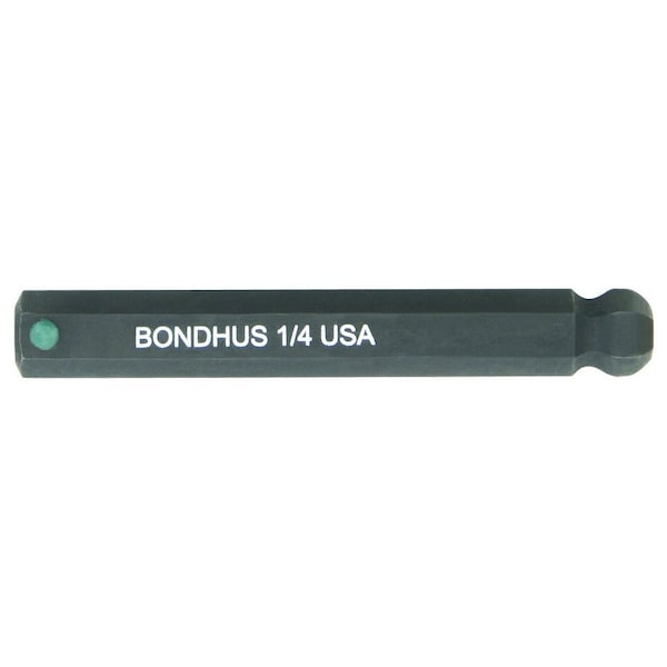 Bondhus Prohold Ball Bit 2In 1/4In - 31412